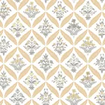 York Wallcoverings Estee Garden Gold Wallpaper - SKU RF7511