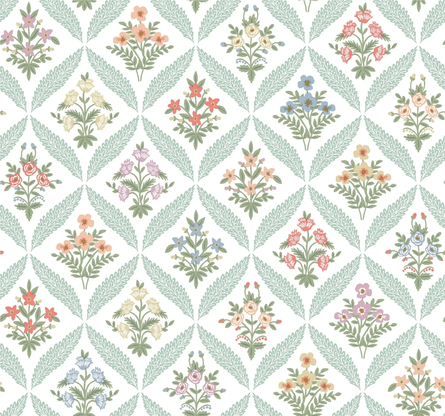 RF7512 | Estee Garden Pastel Wallpaper