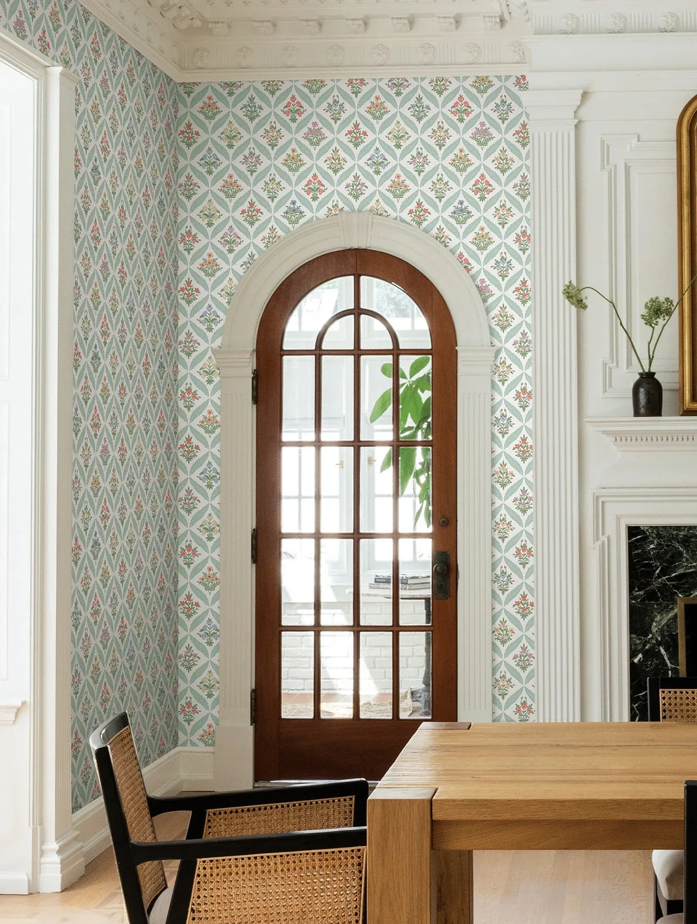 York Wallcoverings Estee Garden Pastel Wallpaper - SKU RF7512