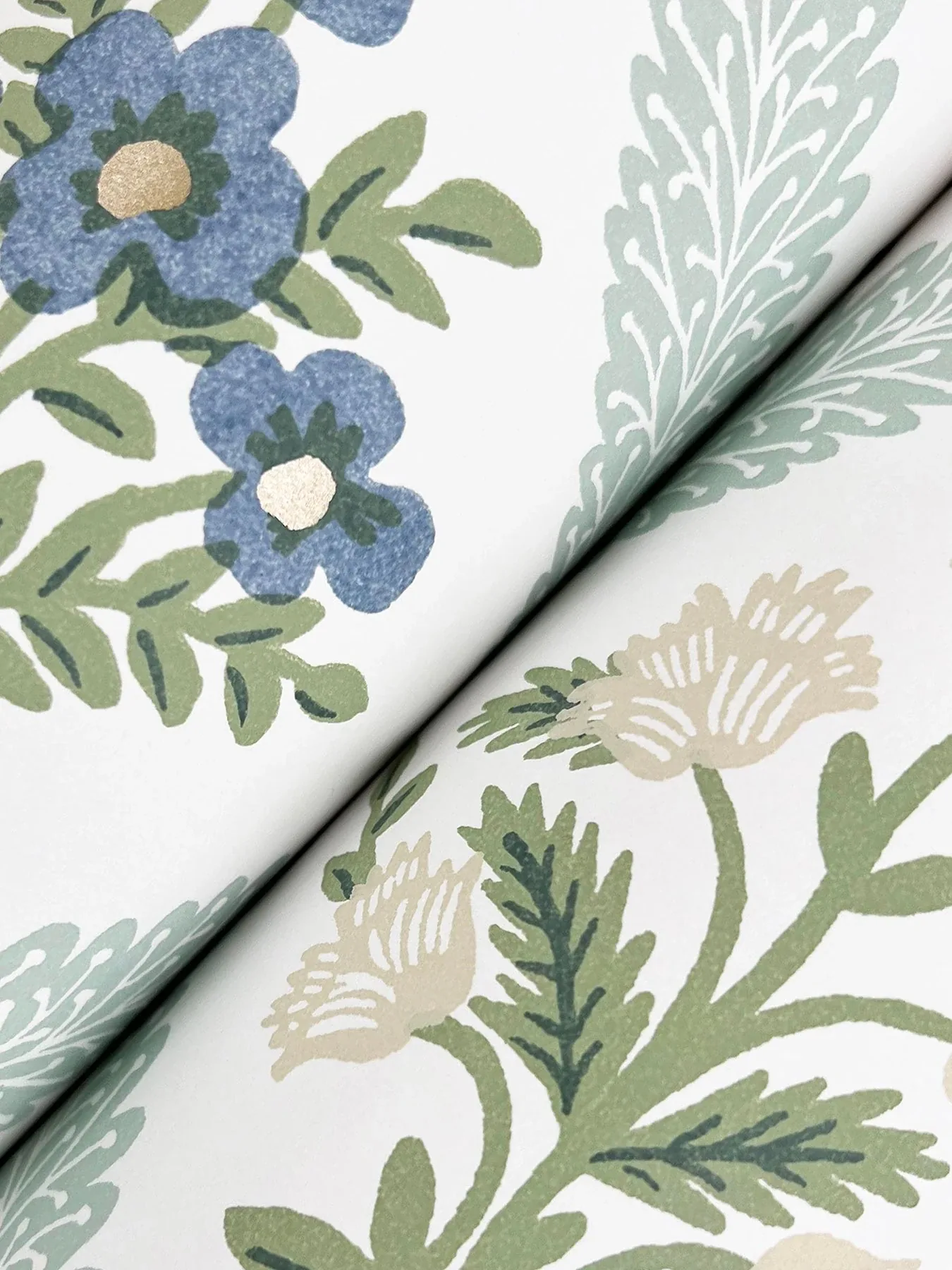 York Wallcoverings Estee Garden Pastel Wallpaper - SKU RF7512
