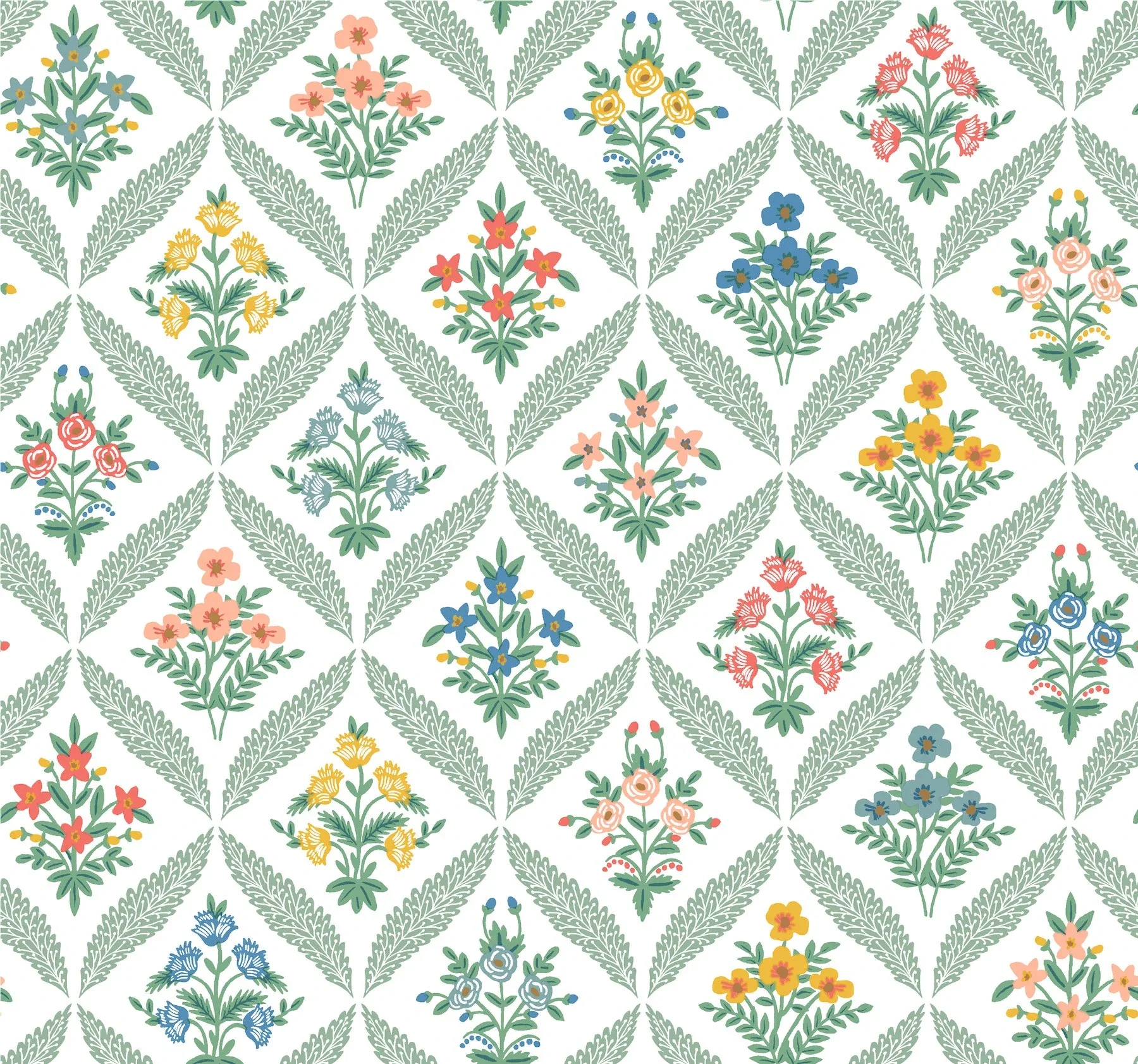 RF7513 | Estee Garden Sage Wallpaper