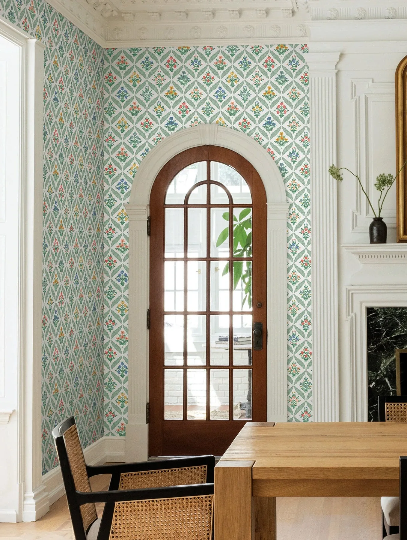 York Wallcoverings Estee Garden Sage Wallpaper - SKU RF7513