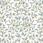 York Wallcoverings Eucalyptus Jasmine Wallpaper - SKU GO8253