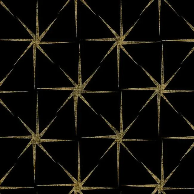 York Wallcoverings Evening Star Black Wallpaper - SKU GR5941