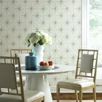 York Wallcoverings Evening Star Silver Wallpaper - SKU GR5943