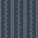 York Wallcoverings Everleigh Navy Wallpaper - SKU MF4766