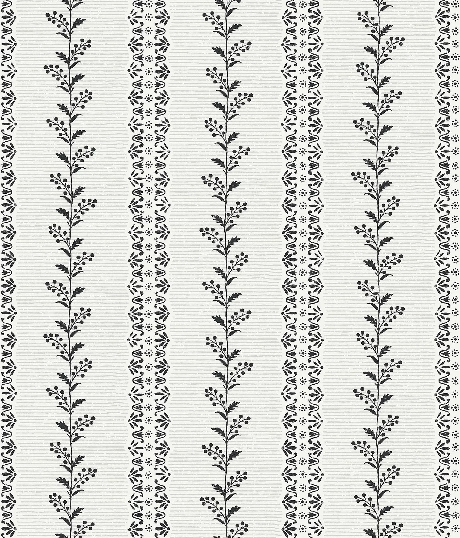 MF4761 | Everleigh White & Black Wallpaper