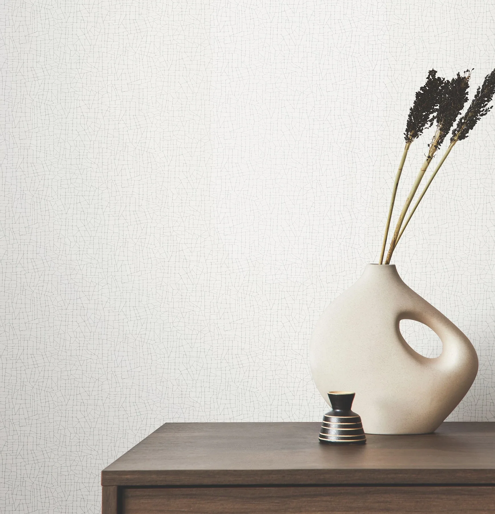 York Wallcoverings Exchange Optic White Wallpaper - SKU UD2568N