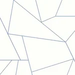 York Wallcoverings Factured Prism White & Blue Peel & Stick Wallpaper - SKU PSW1234RL