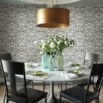 York Wallcoverings Fairy Tales Black Wallpaper - SKU MK1167
