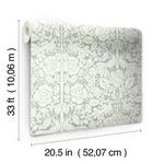 York Wallcoverings Fairy Tales Blue Wallpaper - SKU MK1161