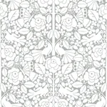 York Wallcoverings Fairy Tales Grey Wallpaper - SKU PSW1506RL