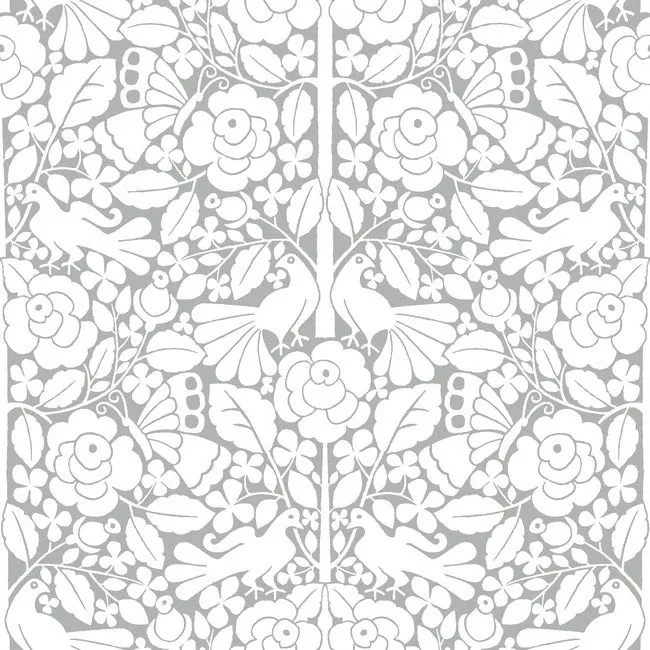 PSW1506RL | Fairy Tales Grey Wallpaper