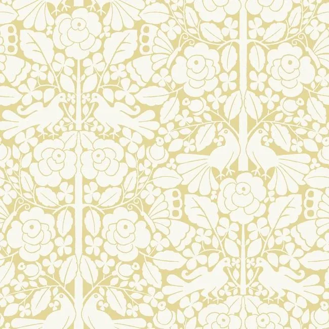 MK1162 | Fairy Tales Yellow Wallpaper