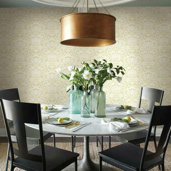 York Wallcoverings Fairy Tales Yellow Wallpaper - SKU MK1162