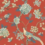 York Wallcoverings Fanciful Orange Wallpaper - SKU AF1902