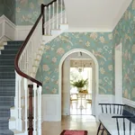 York Wallcoverings Fanciful Teal Wallpaper - SKU AF1901