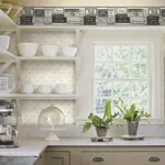 York Wallcoverings Farm to Table Black Border - SKU LG1360BD