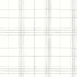 York Wallcoverings Farmhouse Plaid Linen & White Wallpaper - SKU FH4019