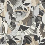 York Wallcoverings Fauvist Flock Neutral Wallpaper - SKU AG2018