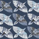 York Wallcoverings Feather Flight Blue Peel & Stick Wallpaper - SKU PSW1352RL