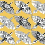 York Wallcoverings Feather Flight Yellow Peel & Stick Wallpaper - SKU PSW1350RL
