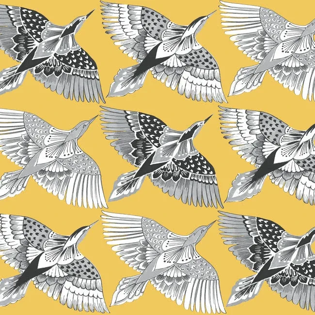 PSW1350RL | Feather Flight Yellow Peel & Stick Wallpaper