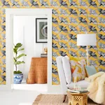York Wallcoverings Feather Flight Yellow Peel & Stick Wallpaper - SKU PSW1350RL