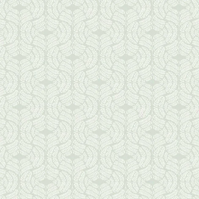 TL1945 | Fern Tile Light Grey Wallpaper