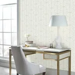 York Wallcoverings Fern Tile Light Grey Wallpaper - SKU TL1945