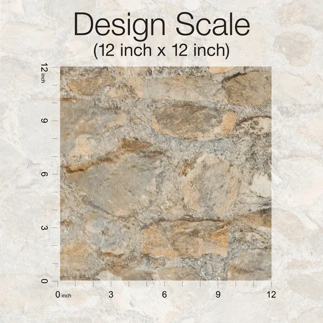 York Wallcoverings Field Stone Grasscloth Tan & Grey Wallpaper - SKU PA130904LW