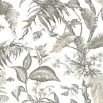 York Wallcoverings Fiji Garden White Peel & Stick Wallpaper - SKU PSW1371RL