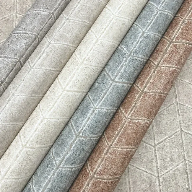 York Wallcoverings Flatiron Geometric Cement Wallpaper - SKU OI0645