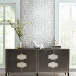 York Wallcoverings Fleabitten Soft Grey Peel & Stick Wallpaper - SKU PSW1378RL