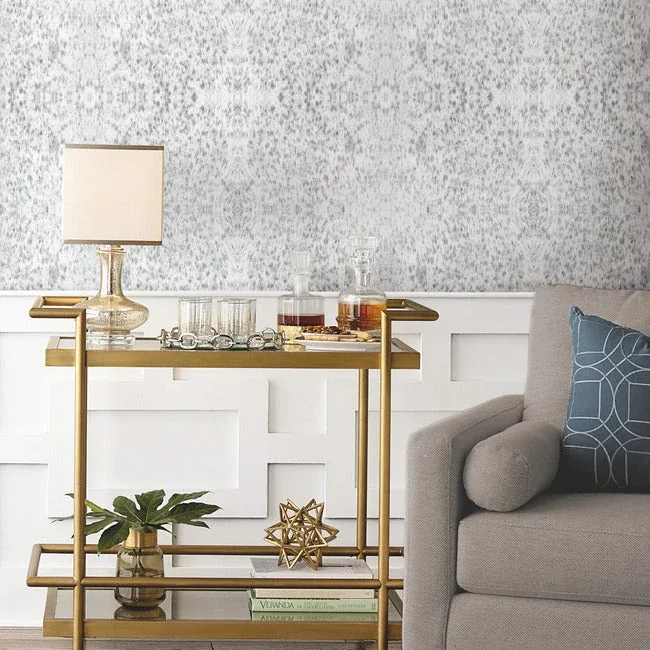 York Wallcoverings Fleabitten Soft Grey Peel & Stick Wallpaper - SKU PSW1378RL