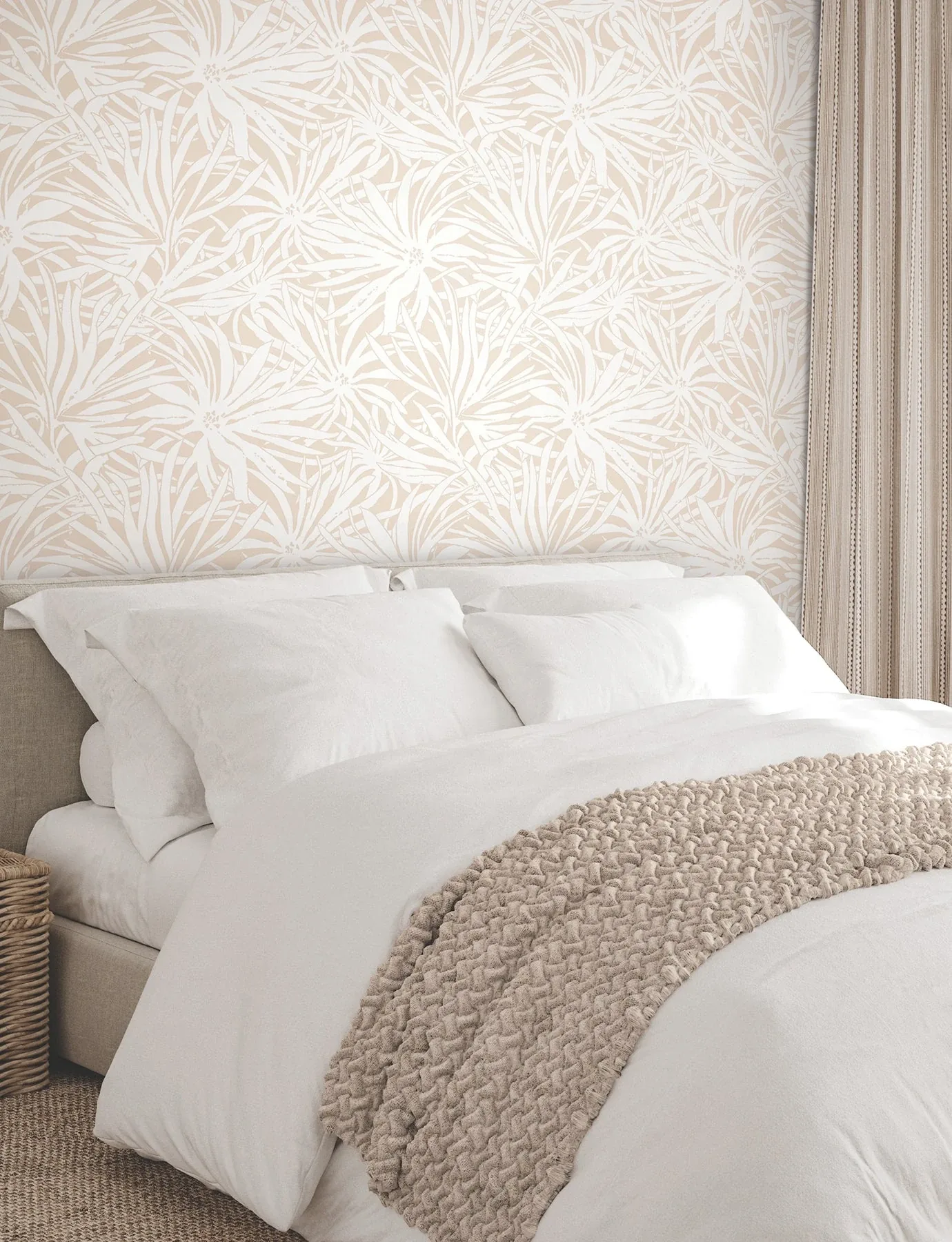 York Wallcoverings Floral Canopy Blush Wallpaper - SKU GN2574