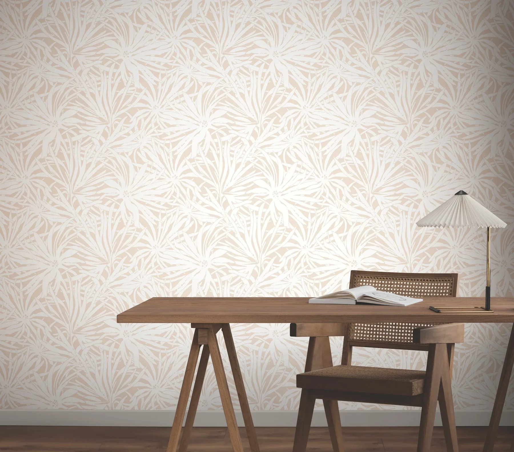 York Wallcoverings Floral Canopy Blush Wallpaper - SKU GN2574