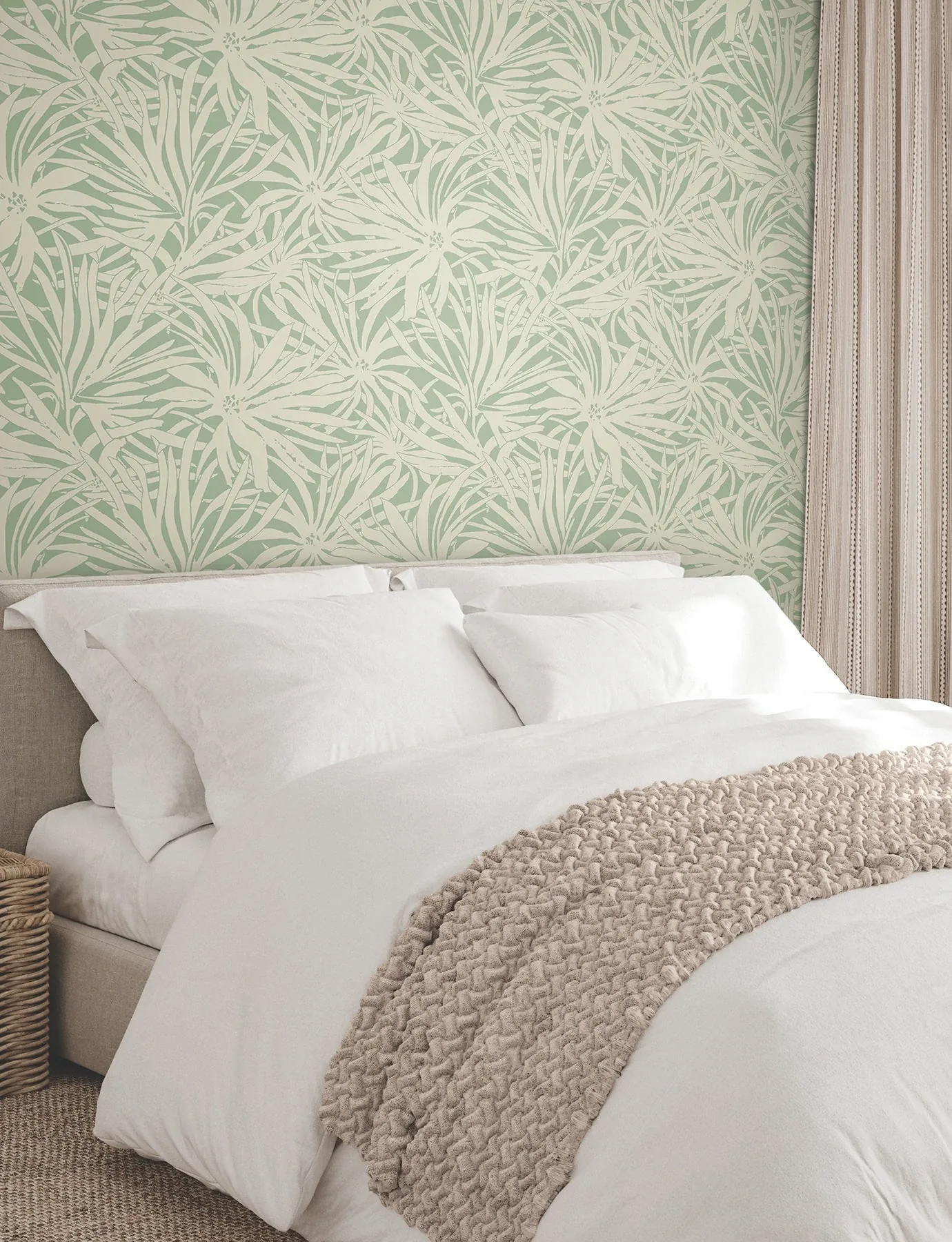 York Wallcoverings Floral Canopy Olive Wallpaper - SKU GN2575