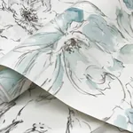 York Wallcoverings Floral Dreams Grey Peel & Stick Wallpaper - SKU PSW1530RL