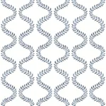 York Wallcoverings Florentine Blue Vine Trellis Peel & Stick Wallpaper - SKU PSW1573RL