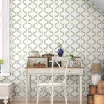 York Wallcoverings Florentine Green Vine Trellis Peel & Stick Wallpaper | Wallpaper Twins York Wallcoverings Florentine Green Vine Trellis Peel & Stick Wallpaper - SKU PSW1574RL