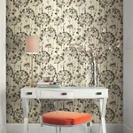 York Wallcoverings Flourish Teal Peel & Stick Wallpaper - SKU PSW1095RL
