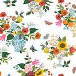 York Wallcoverings Flower Studies Bright Wallpaper - SKU RF7402