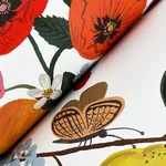 York Wallcoverings Flower Studies Bright Wallpaper - SKU RF7402