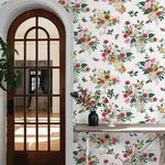 York Wallcoverings Flower Studies Rose Wallpaper - SKU RF7404