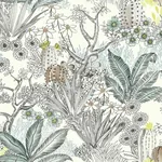 York Wallcoverings Flowering Desert Black Wallpaper - SKU ON1611