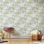 York Wallcoverings Flowering Desert Grey Peel & Stick Wallpaper - SKU PSW1213RL