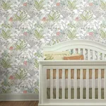 York Wallcoverings Flowering Desert Grey Peel & Stick Wallpaper - SKU PSW1213RL