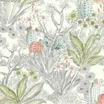 York Wallcoverings Flowering Desert Grey Wallpaper - SKU ON1613