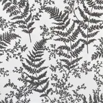 York Wallcoverings Forest Fern Flock Grey Wallpaper - SKU ME1584